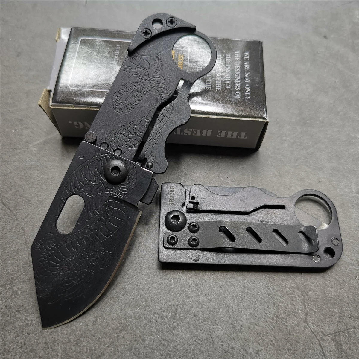 4.7" Knives 55-56HRC EDC Multipurpose Knife Mini Keychain Multifunctional Multi Tool Key Pocket Letter Camp Outdoor
4.7" Knives 55-56HRC EDC Multipurpose Knife Mini Keychain Multifunctional Multi Tool Key Pocket Letter Camp Outdoor