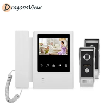 Dragonsview 4.3 Inch Wired Video Door Phone System Visual Intercom Door Bell Security Intercom kit With Night Vison
Dragonsview 4.3 Inch Wired Video Door Phone System Visual Intercom Door Bell Security Intercom kit With Night Vison