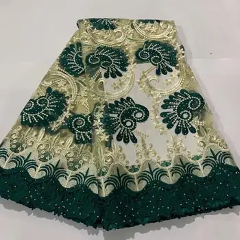 Wonderful embroidery French mesh cloth nice net lace fabric with rhinestones ZQN305(5yards/lot)
Wonderful embroidery French mesh cloth nice net lace fabric with rhinestones ZQN305(5yards/lot)