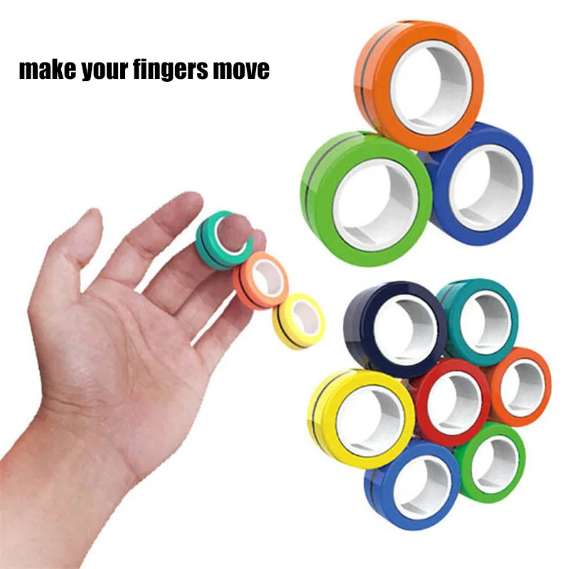 New magnetic bracelet ringToys & Hobbies Stress Relief Toy Fidget Roller puzzle finger gyro game
New magnetic bracelet ringToys & Hobbies Stress Relief Toy Fidget Roller puzzle finger gyro game
