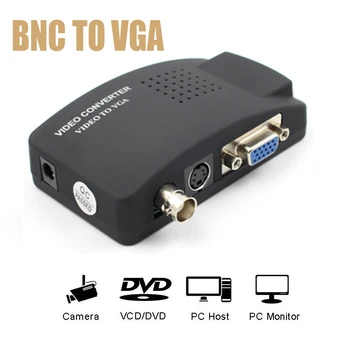 BNC to VGA converter Line Monitoring Video TV to Computer Monitor to See the Monitoring Change Conversion Box S terminal
BNC to VGA converter Line Monitoring Video TV to Computer Monitor to See the Monitoring Change Conversion Box S terminal