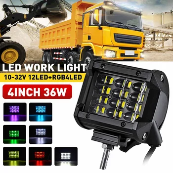 1/2/4pcs 4" 12V 24V Car Led Light Bar Work Light Bar RGB Led Spot Light Bar Spot Beam for Jeep Offroad Tractor Truck 4x4 SUV ATV
1/2/4pcs 4" 12V 24V Car Led Light Bar Work Light Bar RGB Led Spot Light Bar Spot Beam for Jeep Offroad Tractor Truck 4x4 SUV ATV