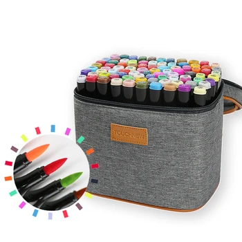 TouchNEW 6/12/30/40/60 /80Color Markers Manga Drawing Markers Pen Alcohol Based Sketch Felt-Tip Oily Twin Brush Pen Art Supplies
TouchNEW 6/12/30/40/60 /80Color Markers Manga Drawing Markers Pen Alcohol Based Sketch Felt-Tip Oily Twin Brush Pen Art Supplies