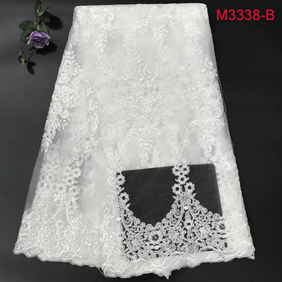 White Nigerian French Lace Fabric African Tulle Lace Fabric With Beaded High Quality African Lace Wedding Fabric For Dress M3338
White Nigerian French Lace Fabric African Tulle Lace Fabric With Beaded High Quality African Lace Wedding Fabric For Dress M3338
