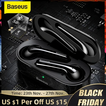 Baseus Wireless Earphone TWS Bluetooth 5.0 Earphone for Xiaomi Handsfree Auriculares Bluetoot Inalambrico for Huawei Earphones
Baseus Wireless Earphone TWS Bluetooth 5.0 Earphone for Xiaomi Handsfree Auriculares Bluetoot Inalambrico for Huawei Earphones