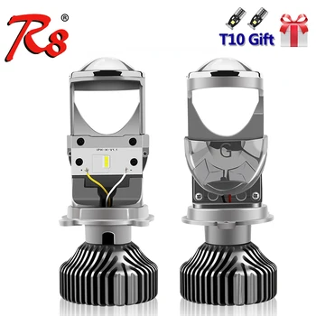 R8 2pcs Fanless H4 9003 LED Mini Projector Lens Car Auto High Low Beam LED Headlight Lamp 12V 5500K 5000LM Light Bulbs RHD LHD
R8 2pcs Fanless H4 9003 LED Mini Projector Lens Car Auto High Low Beam LED Headlight Lamp 12V 5500K 5000LM Light Bulbs RHD LHD