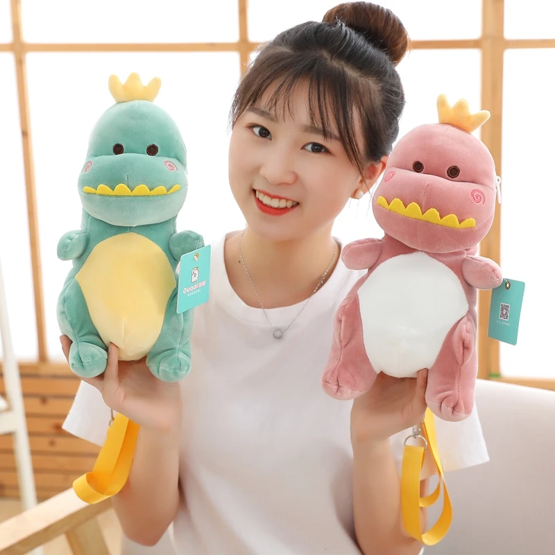 Original Dinosaur Keychain Plush Toy Dinosaur crossbody Bag Coin Purse cartoon girl cute dinosaur backpack sweet gift for kids
Original Dinosaur Keychain Plush Toy Dinosaur crossbody Bag Coin Purse cartoon girl cute dinosaur backpack sweet gift for kids