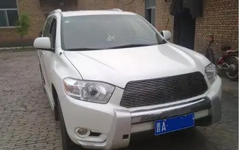 High quality stainless steel Front Grille Around Trim Racing Grills Trim 2008-2010 For Toyota Highlander , car styling. 
High quality stainless steel Front Grille Around Trim Racing Grills Trim 2008-2010 For Toyota Highlander , car styling.