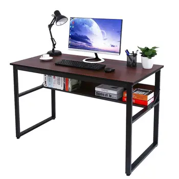 HOMEMAXS 1PC Computer Desk with Bookshelf Simple Metal Legs Morden Laptop Table for Offices 120x60x74.5cm
HOMEMAXS 1PC Computer Desk with Bookshelf Simple Metal Legs Morden Laptop Table for Offices 120x60x74.5cm