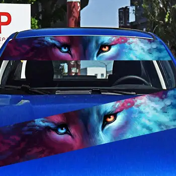 3D Transparent Car Front Windscreen Windshield Decal Vinyl Sticker Wolf Pattern Protective Stickers Car Decoration
3D Transparent Car Front Windscreen Windshield Decal Vinyl Sticker Wolf Pattern Protective Stickers Car Decoration