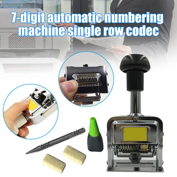 Number Machine 7 Position Automatic Numbering Machine Marking Digital Stamp H-best
Number Machine 7 Position Automatic Numbering Machine Marking Digital Stamp H-best