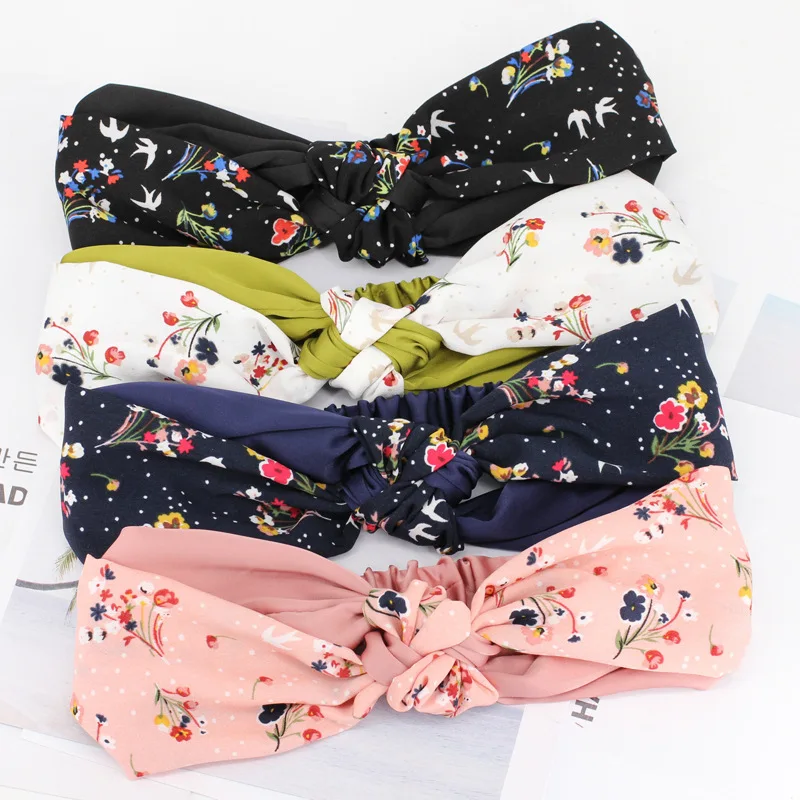 Imported from South Korea Summer Pink Bud Swallow Printing Large RIMS Joint Cross Hair Band Versatile Elastic Hair Band B662
Imported from South Korea Summer Pink Bud Swallow Printing Large RIMS Joint Cross Hair Band Versatile Elastic Hair Band B662