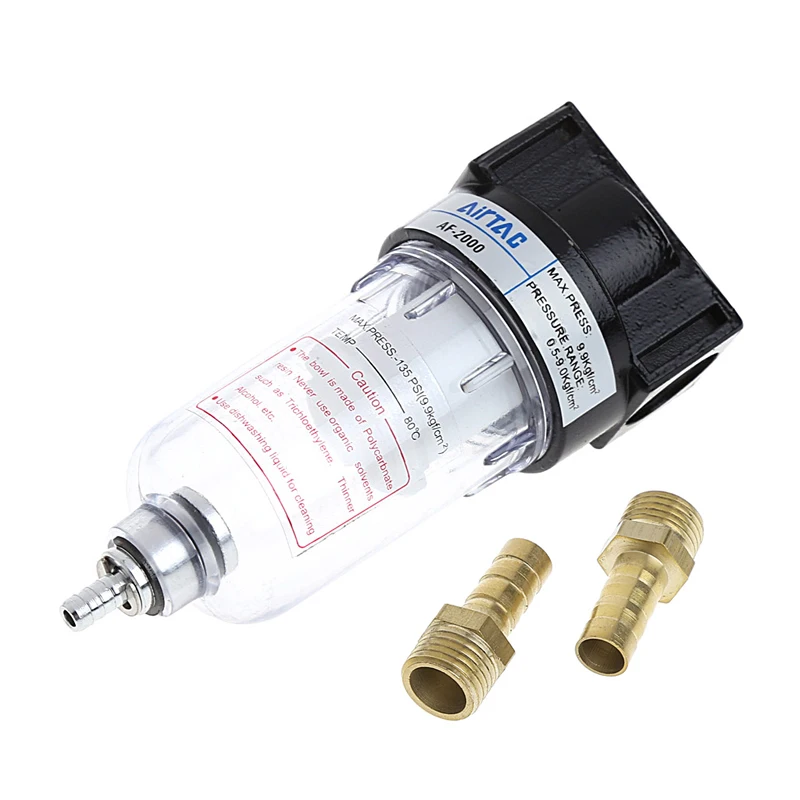 Pneumatic Air Filter Source Treatment for Compressor Oil Water Separation AF2000 Drop Ship Support
Pneumatic Air Filter Source Treatment for Compressor Oil Water Separation AF2000 Drop Ship Support