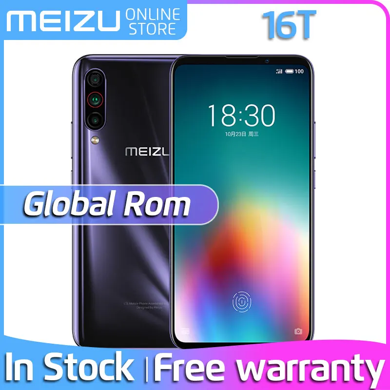 Original Meizu 16T 6GB 8GB 128GB 256GB Smartphone Snapdragon 855 Triple Rear Camera 4500mAh Big Battery Fast Charge Global Band
Original Meizu 16T 6GB 8GB 128GB 256GB Smartphone Snapdragon 855 Triple Rear Camera 4500mAh Big Battery Fast Charge Global Band