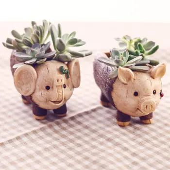 Idyllic Cartoon Painting Resin Flowerpot Plant Container
Idyllic Cartoon Painting Resin Flowerpot Plant Container