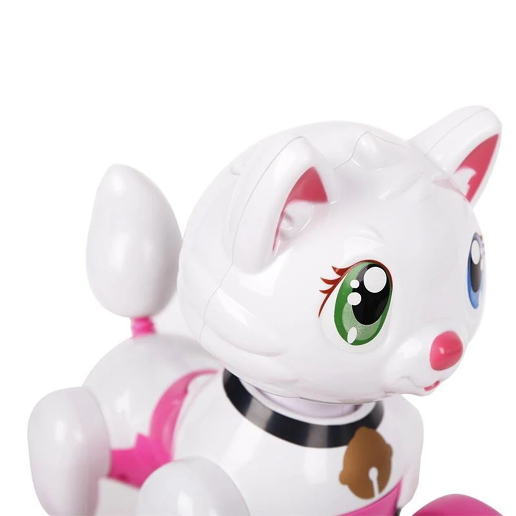 Electronic Family Pet - Interactive Intelligent Puppy Dog/ Kitty Cat Funny Voice Recognition Robot Toy For Kids