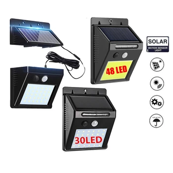 LED Solar Power Wireless PIR Motion Sensor Wall Light 48/30 LEDs Waterproof Outdoor Home Garden Street Yard Security lamp integr
LED Solar Power Wireless PIR Motion Sensor Wall Light 48/30 LEDs Waterproof Outdoor Home Garden Street Yard Security lamp integr