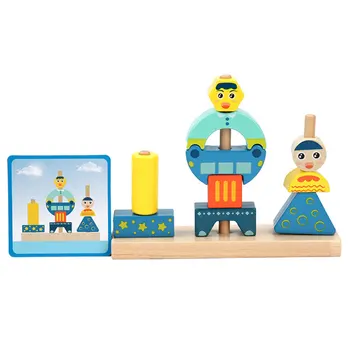 Kids 3D DIY Wooden Assembling Stacking High Bricks Building Blocks Toy Educational Children Building Blocks Hands-on ability Toy
Kids 3D DIY Wooden Assembling Stacking High Bricks Building Blocks Toy Educational Children Building Blocks Hands-on ability Toy