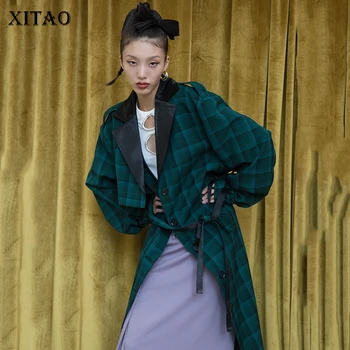 XITAO Plaid Trench Women Drawstring Full Sleeve Goddess Fan Casual Style 2020 Autumn Pocket Loose Minority Coat Top WJ1156
XITAO Plaid Trench Women Drawstring Full Sleeve Goddess Fan Casual Style 2020 Autumn Pocket Loose Minority Coat Top WJ1156