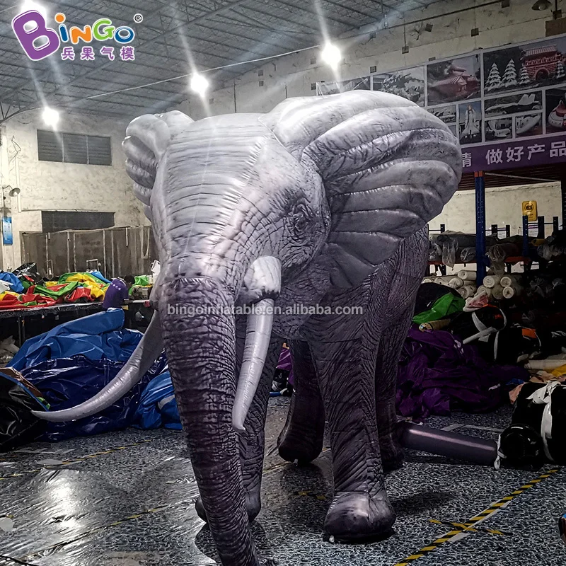 

Large 3.9X2.5MH Inflatable Elephant Toy / Replica Elephant Model Zoo or Amusement Park Decoration Cartoon Toy