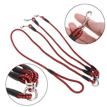 

Triple Dogs Leash Coupler Lead With Nylon Soft Handle For Walking 3 Dogs Outside L4MB