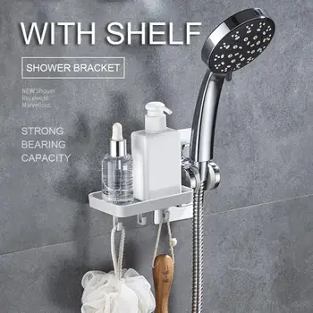 Bathroom Shower Soap Seat Bracket With Base Hook Punch-free Waterproof Strong Attachable Holder Adjustable Bath Accessories 
Bathroom Shower Soap Seat Bracket With Base Hook Punch-free Waterproof Strong Attachable Holder Adjustable Bath Accessories