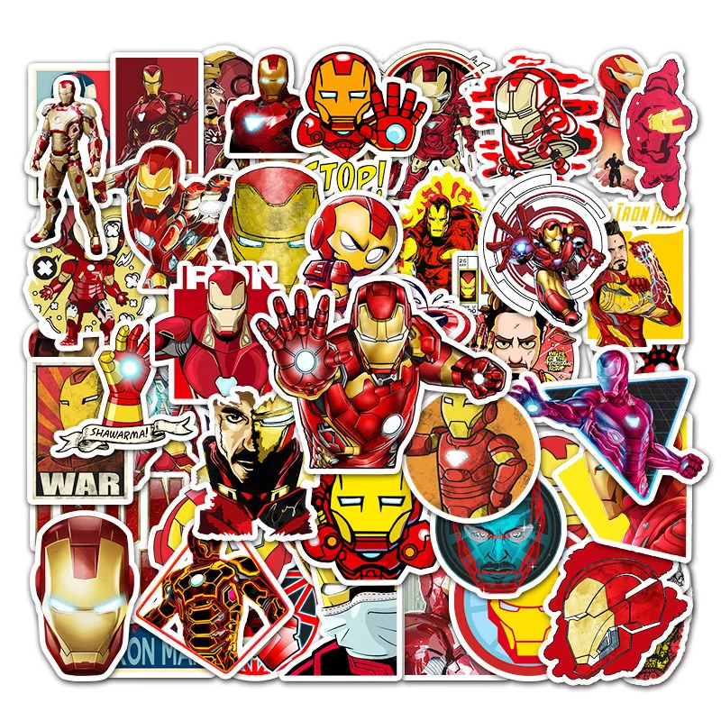 10/30/52PCS Marvel Iron Man Stickers Water Bottle Skateboard Fridge DIY Decorative Classic Graffiti Toy Decal Sticker for Kid
10/30/52PCS Marvel Iron Man Stickers Water Bottle Skateboard Fridge DIY Decorative Classic Graffiti Toy Decal Sticker for Kid