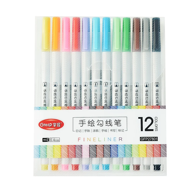 Art Markers 12 Colors Marker Pen Set Color Hand Drawing Hook Line Pens Children Graffiti Pen School Stationery Fineliner
Art Markers 12 Colors Marker Pen Set Color Hand Drawing Hook Line Pens Children Graffiti Pen School Stationery Fineliner