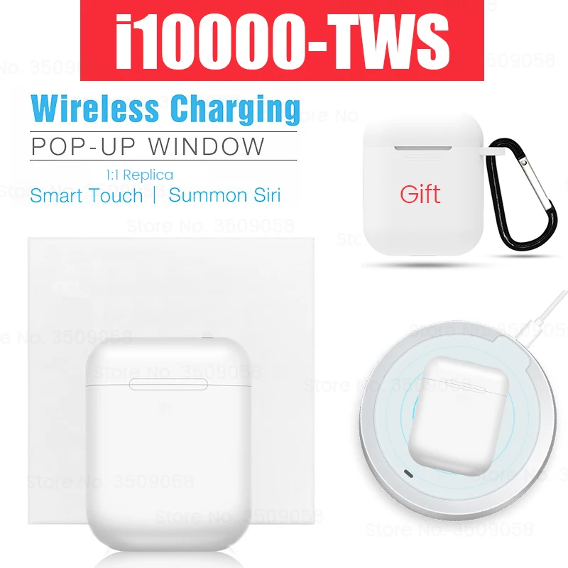 Original i10000 TWS Pop-up Wireless Bluetooth Head phones Wireless Charging Bluetooth Earphones PK i12 i10 i30 i1000 i9000 TWS
Original i10000 TWS Pop-up Wireless Bluetooth Head phones Wireless Charging Bluetooth Earphones PK i12 i10 i30 i1000 i9000 TWS