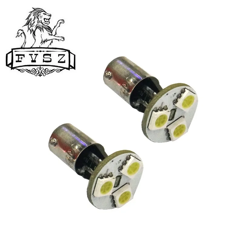 

2Pcs Auuto car LED BA9S 5050 194 168 1156 6000K 3W 180-Lumen 3 SMD LED White Light Car Braking Lamps (DC 12V / Pair)