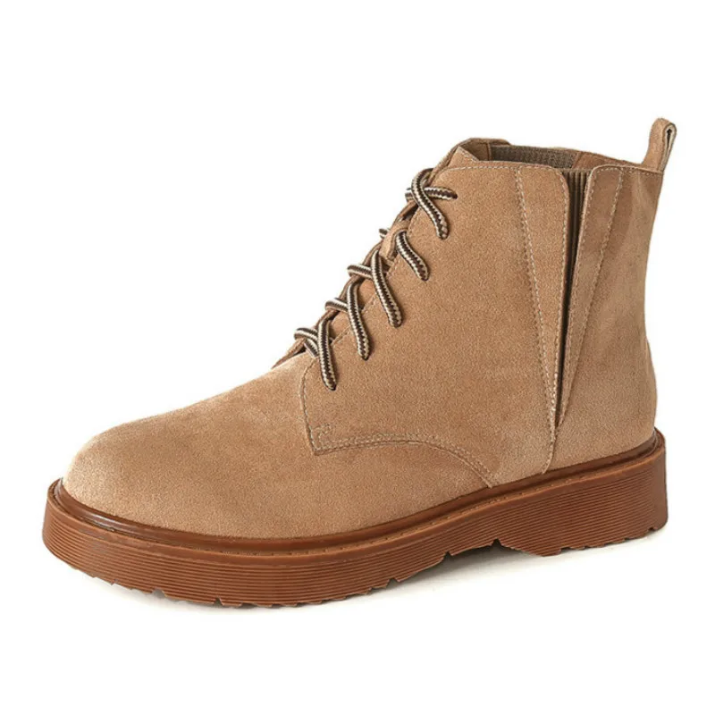 Martin Boots for Girls Plush Warm Winter Ankle Boots for Women Plus-size Lace Up Suede Leather Women's Boots Ladies Shoes P284
Martin Boots for Girls Plush Warm Winter Ankle Boots for Women Plus-size Lace Up Suede Leather Women's Boots Ladies Shoes P284