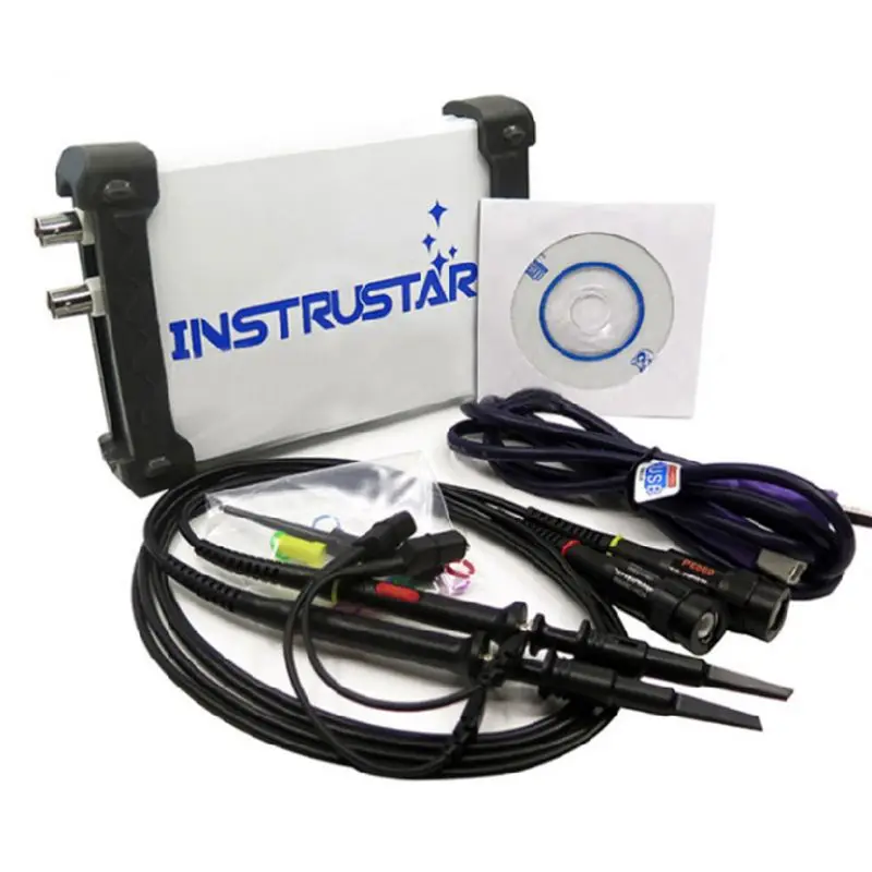 3 in 1 Multifunctional USB Virtual Digital Oscilloscope PC Based Bandwidth 20M 2 Channels with the Function of Spectrum
3 in 1 Multifunctional USB Virtual Digital Oscilloscope PC Based Bandwidth 20M 2 Channels with the Function of Spectrum
