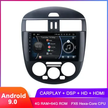 9" IPS Android 9.0 Car Stereo For Nissan Tiida 2011 2012 2013 2014 Carplay Radio WiFi GPS Navi BT 5.0 DSP Audio Video Headunit
9" IPS Android 9.0 Car Stereo For Nissan Tiida 2011 2012 2013 2014 Carplay Radio WiFi GPS Navi BT 5.0 DSP Audio Video Headunit