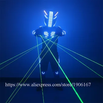 RGB LED Luminous Stage Clothes Illuminated Flashing Led Robot Dance Suit Costumes Led Lighting Up Clothing Helmet Laser Gloves
RGB LED Luminous Stage Clothes Illuminated Flashing Led Robot Dance Suit Costumes Led Lighting Up Clothing Helmet Laser Gloves
