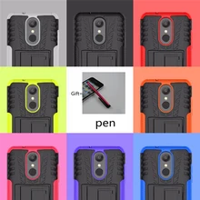 Caso para LG k40 V50 duro carcasa de tpu y pc para LG K30 G8 V40 X power3 2 stylo4 Q Q7 G7 K10 K8 k9 V20 G6 Q6 de la cubierta de la caja + pen(China)