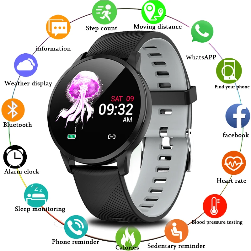 LIGE Smart Bracelet Heart rate Blood Pressure Monitor Sport Fitness Tracker Watch For Android ios 2019 New Pulseira inteligente
LIGE Smart Bracelet Heart rate Blood Pressure Monitor Sport Fitness Tracker Watch For Android ios 2019 New Pulseira inteligente