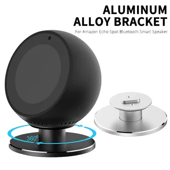 Adjustable Stand 360 Rotation Magnetic Bracket Base Stand for Amazon Echo Spot Smart Speaker Aluminium Alloy Accessories
Adjustable Stand 360 Rotation Magnetic Bracket Base Stand for Amazon Echo Spot Smart Speaker Aluminium Alloy Accessories