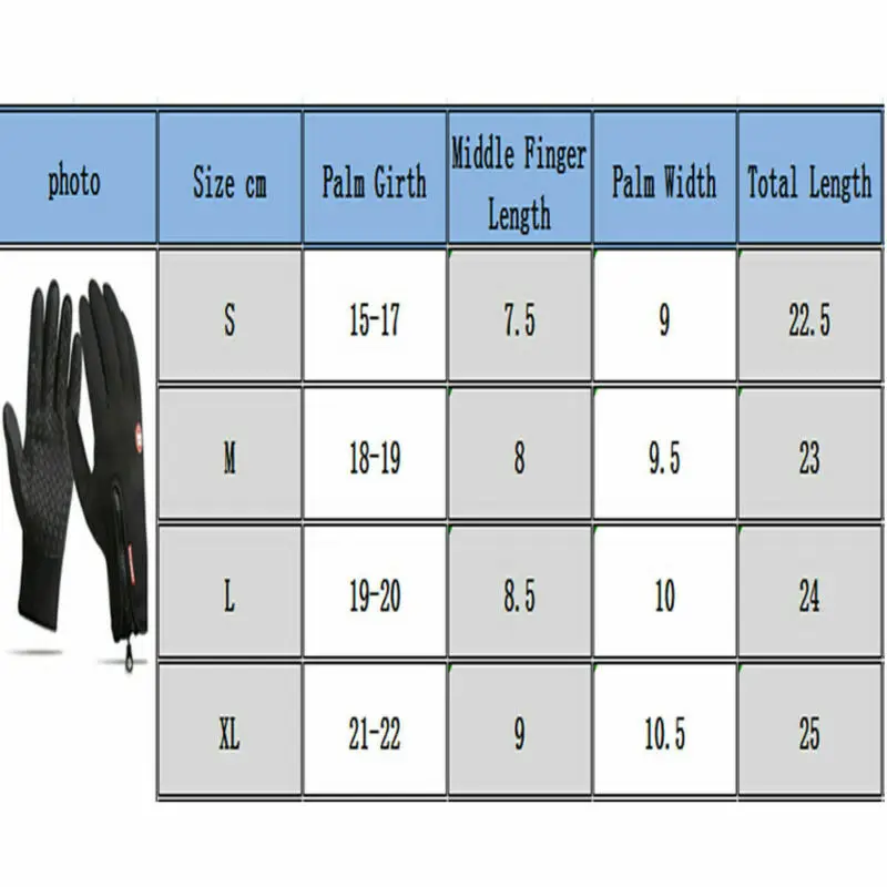 Ветрозащитные спортивные перчатки для сенсорных экранов мужчин и женщин зимние