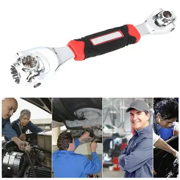 Automotive Tool 360 Degree 48 in 1 Tools Socket Steel Tiger Wrench with Spline Bolts Torx 6-Point Furniture Car Repair Tools
Automotive Tool 360 Degree 48 in 1 Tools Socket Steel Tiger Wrench with Spline Bolts Torx 6-Point Furniture Car Repair Tools