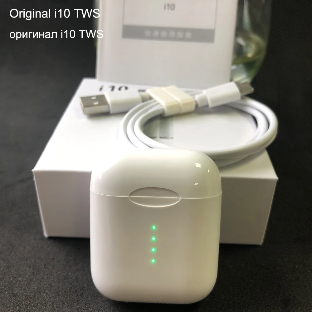 Original i10 TWS Bluetooth 5.0 Earphone Touch Control Wireless Charging Earbuds Binaural Calling Headsets PK i30 i80 i100 tws
Original i10 TWS Bluetooth 5.0 Earphone Touch Control Wireless Charging Earbuds Binaural Calling Headsets PK i30 i80 i100 tws