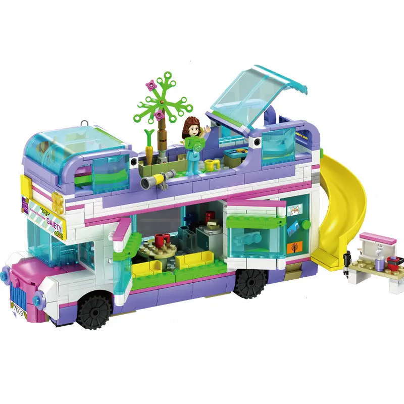 Girl 550 Pcs Small Particle Building Blocks Assembling Toy Camping Car Friendship Bus DIY Model Assembling Toy
Girl 550 Pcs Small Particle Building Blocks Assembling Toy Camping Car Friendship Bus DIY Model Assembling Toy