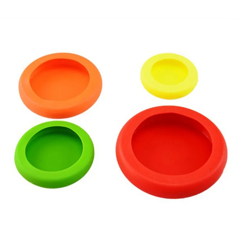 4PCS Reusable Silicone Lids Food Savers Protectors Caps Vegetable Fruit Storage Container Cover For Jars And Cans
4PCS Reusable Silicone Lids Food Savers Protectors Caps Vegetable Fruit Storage Container Cover For Jars And Cans