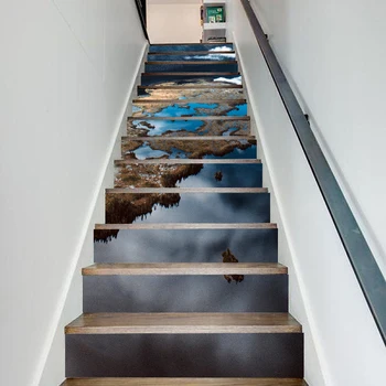 Stair Sticker Beautiful View Wetlands Picture Paper Self Adhesive Decal PVC Waterproof Print Art Home Decor DIY for Living Room 
Stair Sticker Beautiful View Wetlands Picture Paper Self Adhesive Decal PVC Waterproof Print Art Home Decor DIY for Living Room