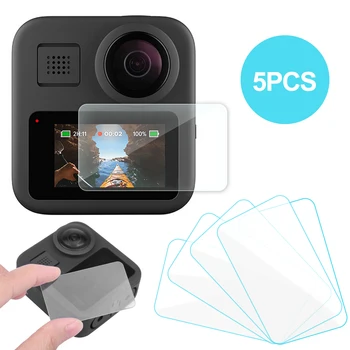 Gosear 5pcs Screen Protector Anti-Scratch Tempered Glass Screen Protector Film Accessories for GoPro Go Pro Max Action Camera
Gosear 5pcs Screen Protector Anti-Scratch Tempered Glass Screen Protector Film Accessories for GoPro Go Pro Max Action Camera