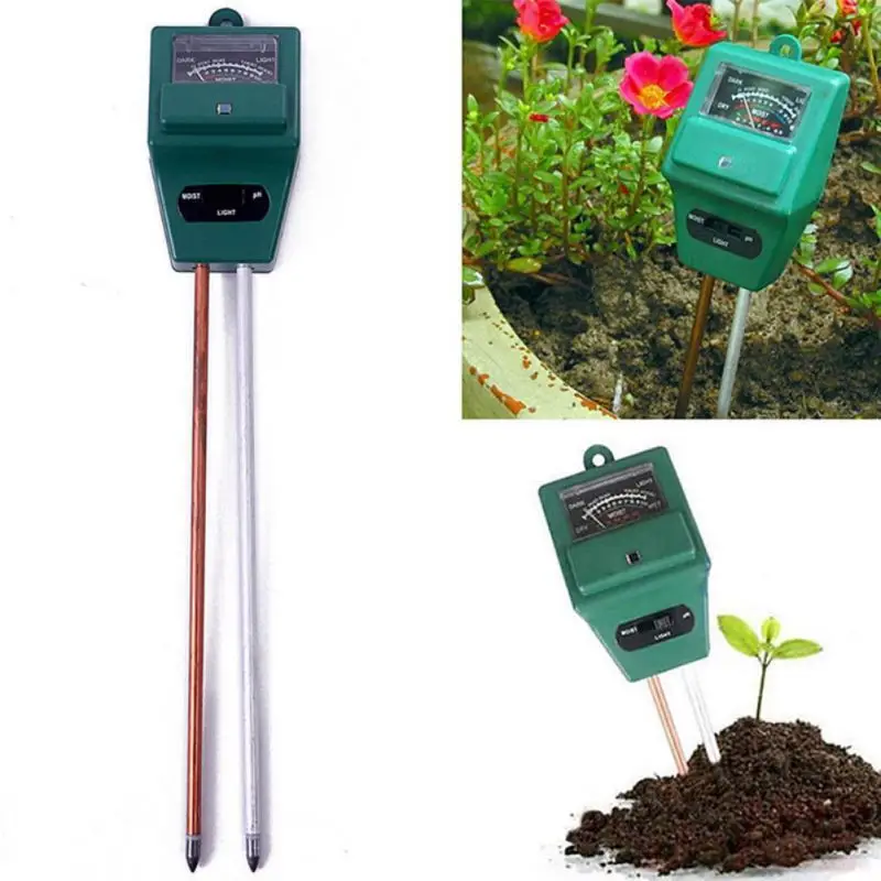 Outdoor Tool 3 In 1 PH Tester Soil Meter Moisture Tester Gardening Farming Plants Crops Acidity Measure Moisture Analyzer Tool
Outdoor Tool 3 In 1 PH Tester Soil Meter Moisture Tester Gardening Farming Plants Crops Acidity Measure Moisture Analyzer Tool