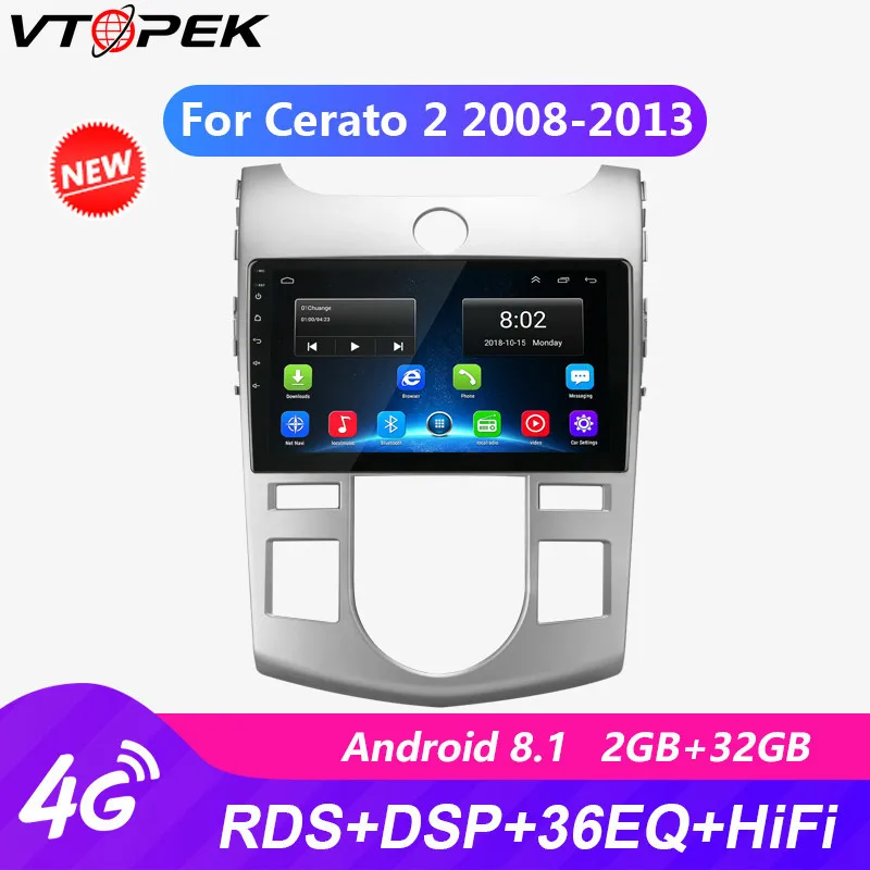 9" 4G WIFI 2 Din Android Car Radio Player Touch Screen Gps Multimedia Radio Bluetooth Navigation for KIA Cerato 2 2008-2013
9" 4G WIFI 2 Din Android Car Radio Player Touch Screen Gps Multimedia Radio Bluetooth Navigation for KIA Cerato 2 2008-2013
