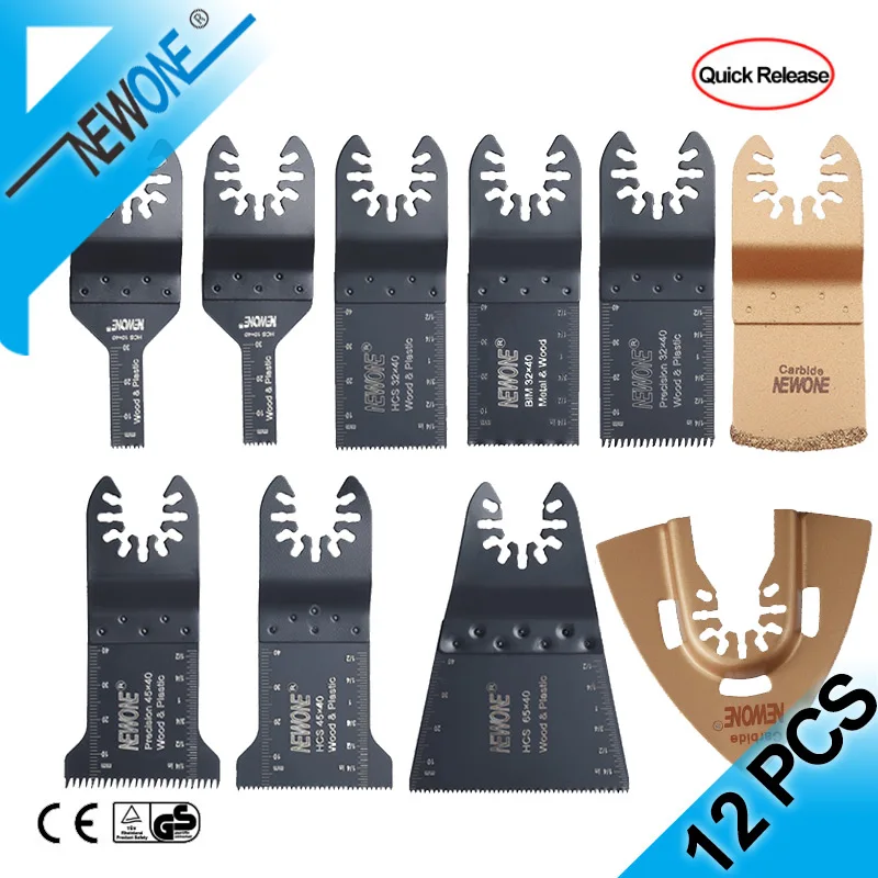 12 Pcs Multitool Saw Blade Oscillating Multi Tool Circular Bi-Metal Blades For Renovator Metal/Wood Cutting Kit | Инструменты