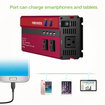 2000W USB Charge Watt DC12V To AC220V Converter Adapter Modified Sine Wave Portable Cooling Fan Car Power Inverter Charger
2000W USB Charge Watt DC12V To AC220V Converter Adapter Modified Sine Wave Portable Cooling Fan Car Power Inverter Charger