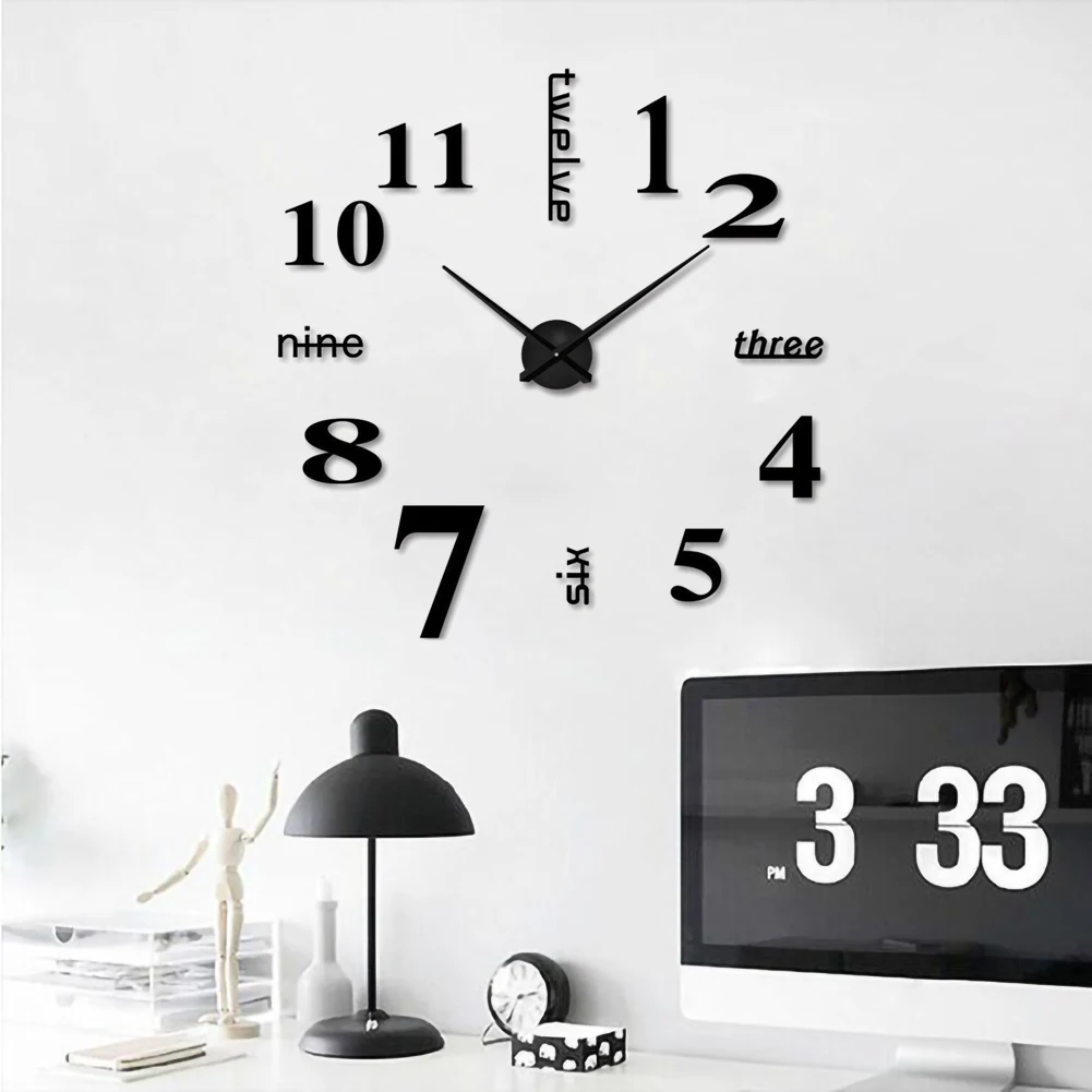 New Clock Watch Wall Clocks Horloge 3d Diy Acrylic Mirror Stickers Silent Home Decor Living Room Quartz Needle
New Clock Watch Wall Clocks Horloge 3d Diy Acrylic Mirror Stickers Silent Home Decor Living Room Quartz Needle