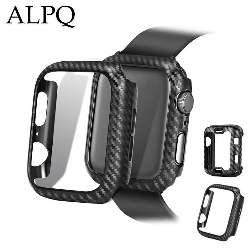 ALPQ Screen Protective Case Caso For Apple Watch 4 3 2 1 iwatch 42mm 44mm 38mm 40mm Frame Carbon Fiber Protective Case Capa
ALPQ Screen Protective Case Caso For Apple Watch 4 3 2 1 iwatch 42mm 44mm 38mm 40mm Frame Carbon Fiber Protective Case Capa